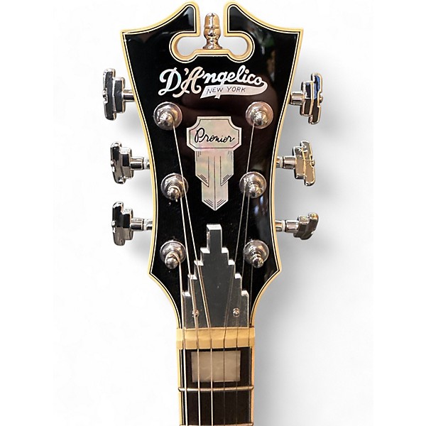 Used D'Angelico Premier Series Atlantic Olympic White Solid Body Electric Guitar