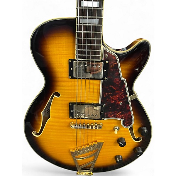 Used D'Angelico EX-SS 2 Color Sunburst Hollow Body Electric Guitar
