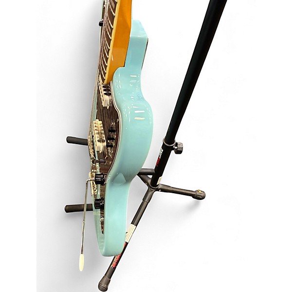 Used Squier CLASSIC VIBE JAGUAR BLUE Solid Body Electric Guitar