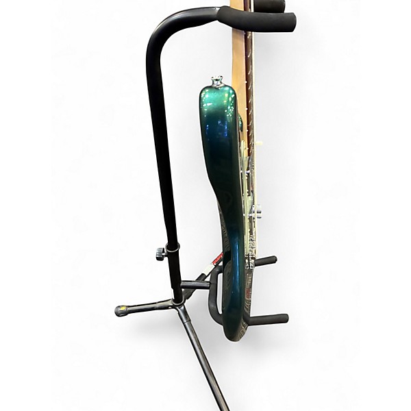 Used Squier PARANORMAL RASCAL GREEN Electric Bass Guitar