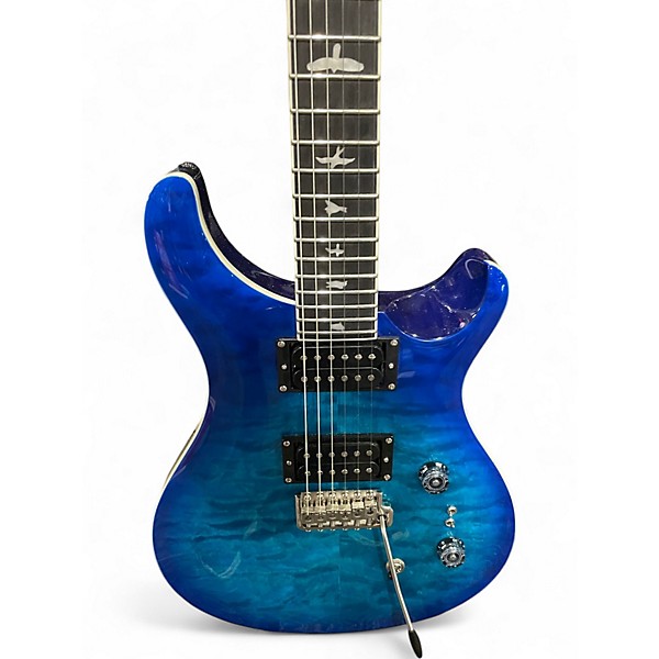 Used PRS SE Custom 24 Lake Blue Solid Body Electric Guitar