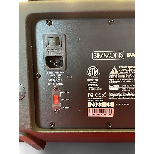 Used Simmons DA2110 Drum Amplifier