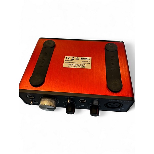 Used Focusrite Scarlett Solo Audio Interface