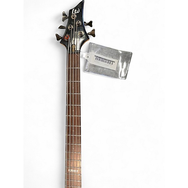 Used ESP LTD B155DX 5 String Black Electric Bass Guitar