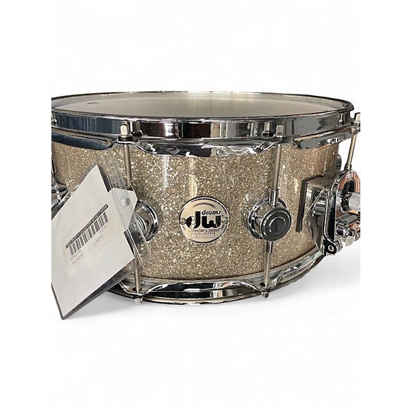 Used DW 6X14 Collector's Series FinishPly Snare Broken Glass Drum