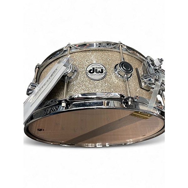 Used DW 6X14 Collector's Series FinishPly Snare Broken Glass Drum