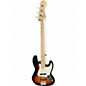 Used Squier Affinity Jazz Bass 2 tone burst Electric Bass Guitar thumbnail
