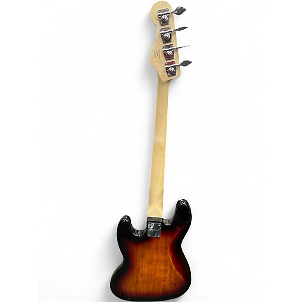 Used Squier Affinity Jazz Bass 2 tone burst Electric Bass Guitar