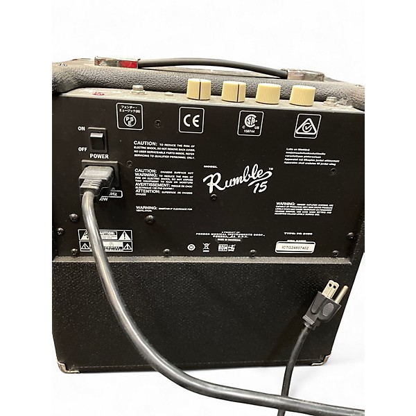 Used Fender Rumble 15 15W 1X8 Bass Combo Amp