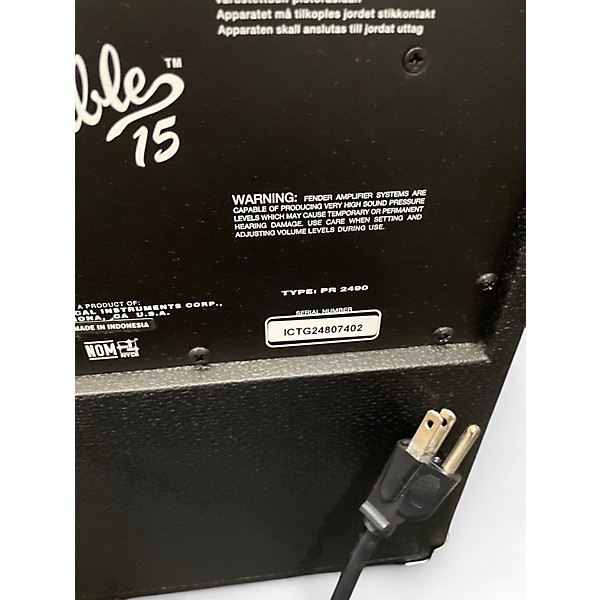 Used Fender Rumble 15 15W 1X8 Bass Combo Amp