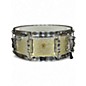 Used Ludwig 14X5.5 Legacy "Jazz Fest" Legacy Mahogany Silver Sparkle Drum thumbnail