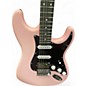 Used Gearit Strat Style Pink Solid Body Electric Guitar