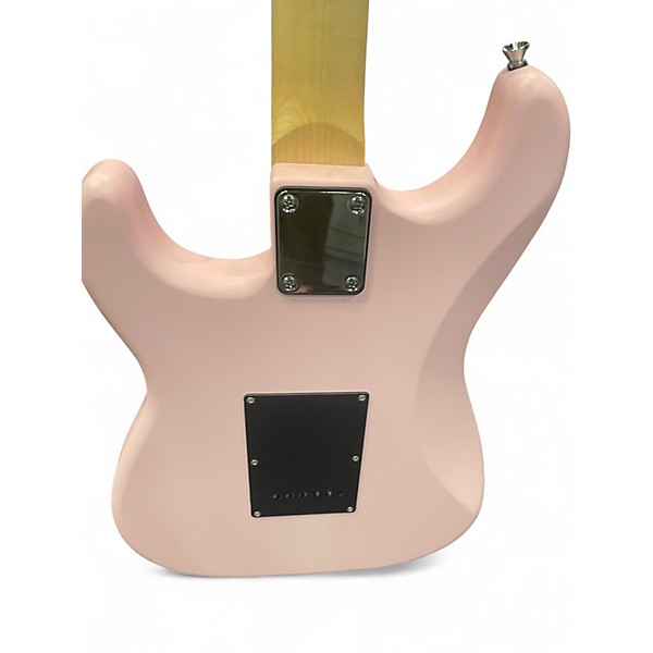 Used Gearit Strat Style Pink Solid Body Electric Guitar