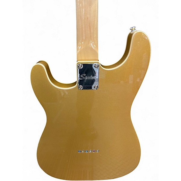 Used Squier Squier Paranormal Custom Nashville Stratocaster Aztec Gold Solid Body Electric Guitar