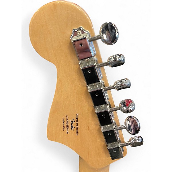 Used Squier Paranormal Stratosonic Crimson Red Solid Body Electric Guitar