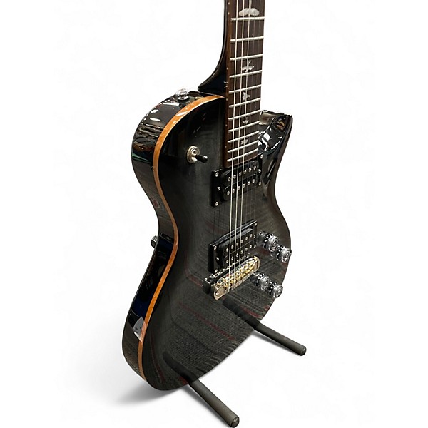 Used PRS 245 SE Trans Black Solid Body Electric Guitar