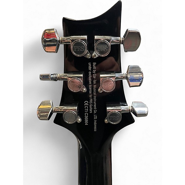 Used PRS 245 SE Trans Black Solid Body Electric Guitar