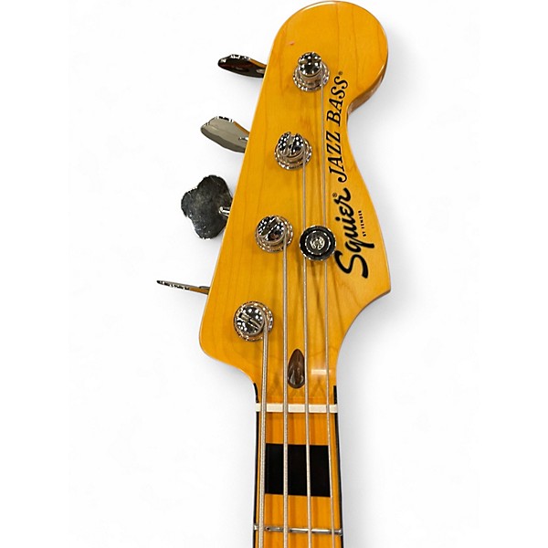 Used Squier Classic Vibe 70s Jazz Bass Natural Electric Bass Guitar