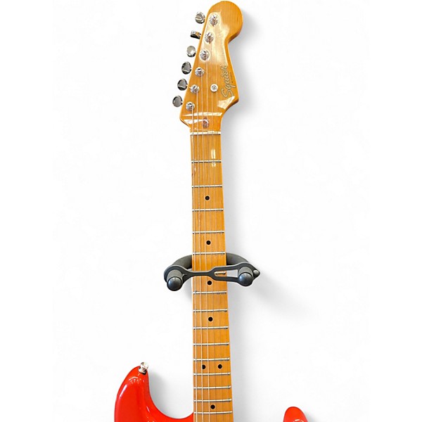 Used Squier Classic Vibe 1950S Stratocaster Fiesta Red Solid Body Electric Guitar