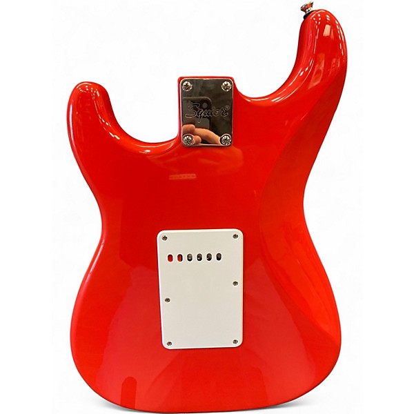Used Squier Classic Vibe 1950S Stratocaster Fiesta Red Solid Body Electric Guitar