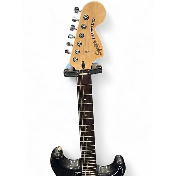 Used Squier Affinity Stratocaster HSS Black Solid Body Electric Guitar