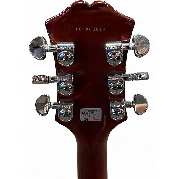 Used Epiphone Wildkat with Bigsby Natural Hollow Body Electric Guitar