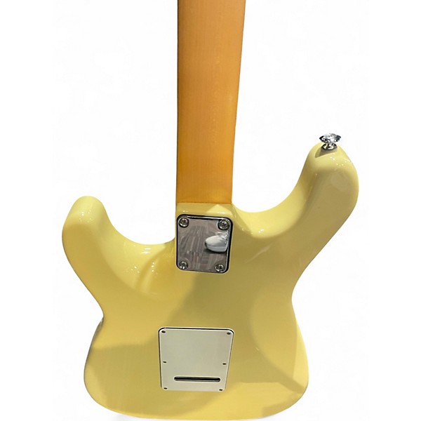 Used Suhr Classic S HSS Vintage Yellow Solid Body Electric Guitar