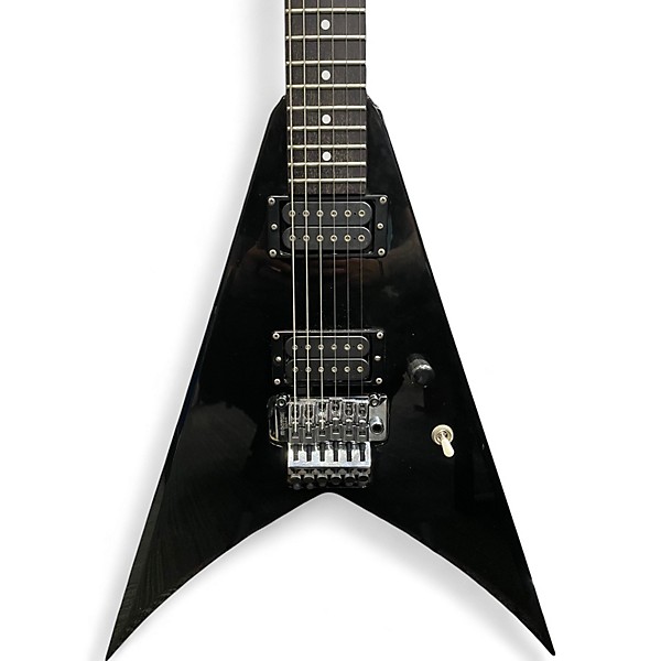 Used Jackson King V Black Solid Body Electric Guitar