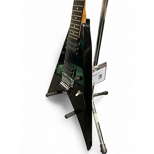 Used Jackson King V Black Solid Body Electric Guitar