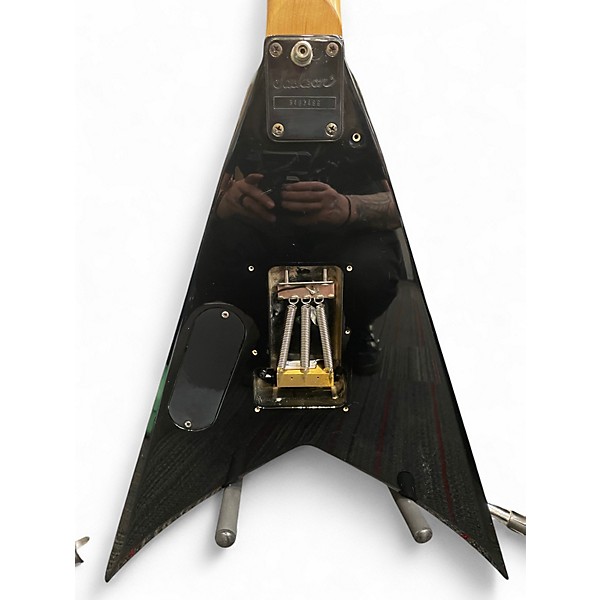 Used Jackson King V Black Solid Body Electric Guitar