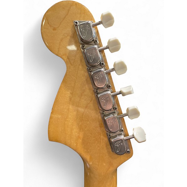 Vintage 1969 Fender Mustang Competition Orange Solid Body Electric Guitar