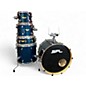 Used SPL 5 Piece Velocity Birch Metallic Blue Drum Kit thumbnail