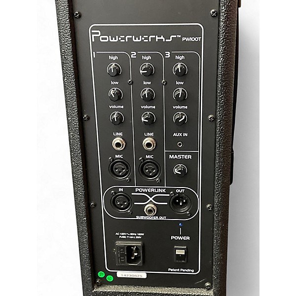 Used Powerworks PW100T Powered Speaker