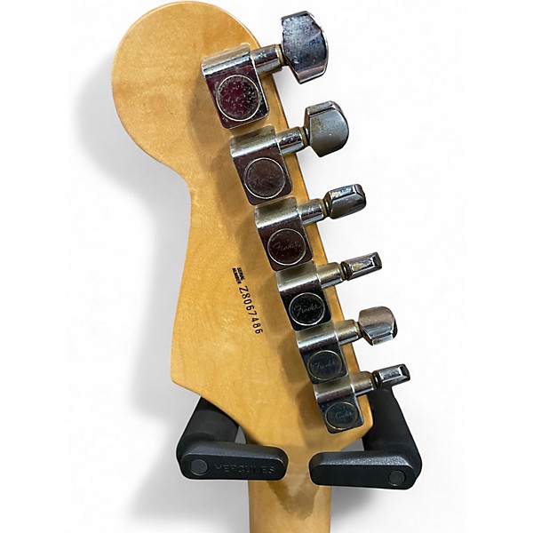 Used Fender American Standard Series Stratocaster Jade Pearl Metallic Solid Body Electric Guitar