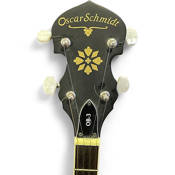Used Oscar Schmidt OB-3 Natural Banjo