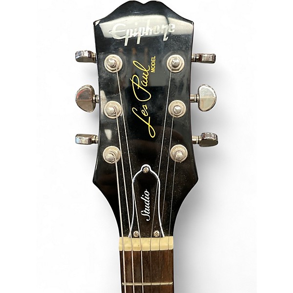 Used Epiphone Les Paul Studio Wine Red Solid Body Electric Guitar