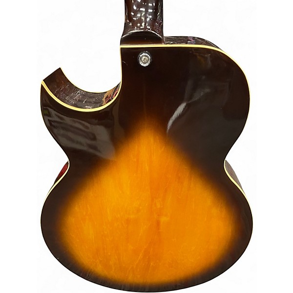 Used Jay Turser JS136 2 Color Sunburst Hollow Body Electric Guitar