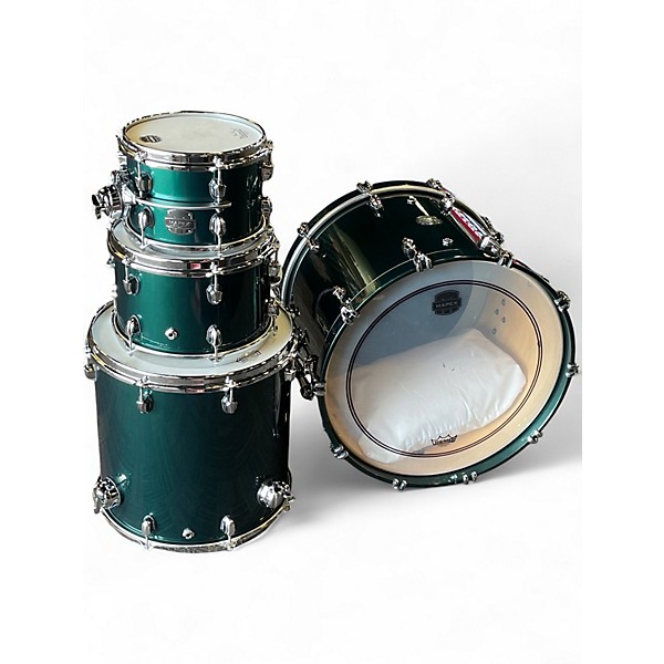 Used Mapex 4 Piece Saturn Evolution Brunswick Green Drum Kit