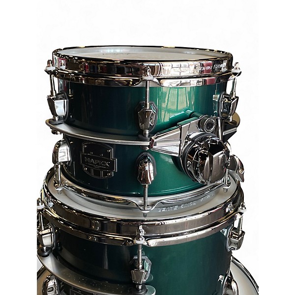 Used Mapex 4 Piece Saturn Evolution Brunswick Green Drum Kit