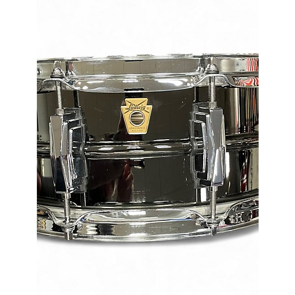 Used Ludwig 14X5 Black Beauty Black Nickel Drum