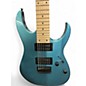 Used Ibanez GRG7221 METALLIC LIGHT BLUE Solid Body Electric Guitar thumbnail