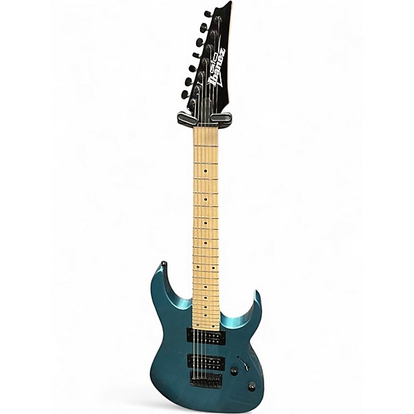 Used Ibanez GRG7221 METALLIC LIGHT BLUE Solid Body Electric Guitar