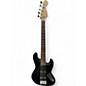 Used Squier Affinity Jazz Bass V 5 String Black Electric Bass Guitar thumbnail