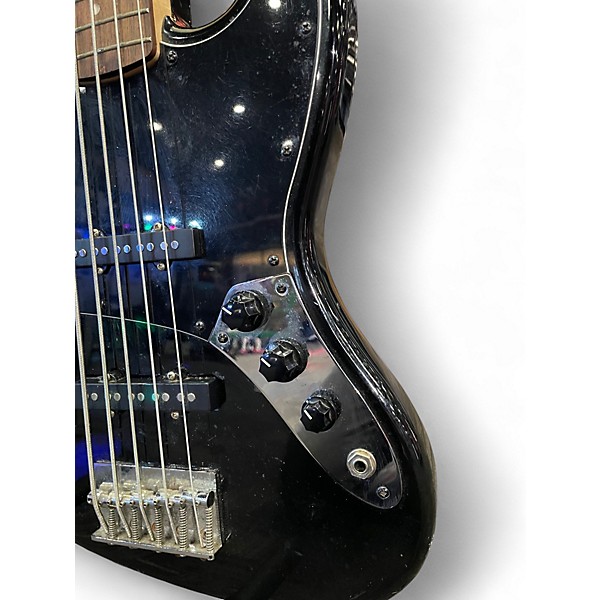 Used Squier Affinity Jazz Bass V 5 String Black Electric Bass Guitar