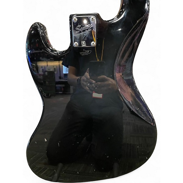 Used Squier Affinity Jazz Bass V 5 String Black Electric Bass Guitar