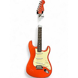Used Fender FSR American Standard Stratocaster Fiesta Red Solid Body Electric Guitar
