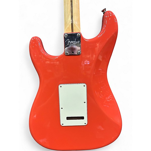 Used Fender FSR American Standard Stratocaster Fiesta Red Solid Body Electric Guitar
