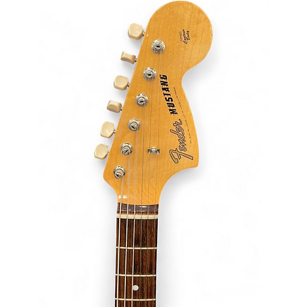 Used Fender MIJ Traditional 60s Mustang WHITE Solid Body Electric Guitar