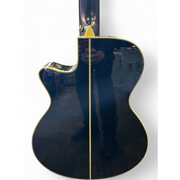 Used Ibanez AEG10NII Black Classical Acoustic Electric Guitar