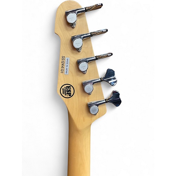 Used 2012 ESP Surveyor 5 String Natural Electric Bass Guitar